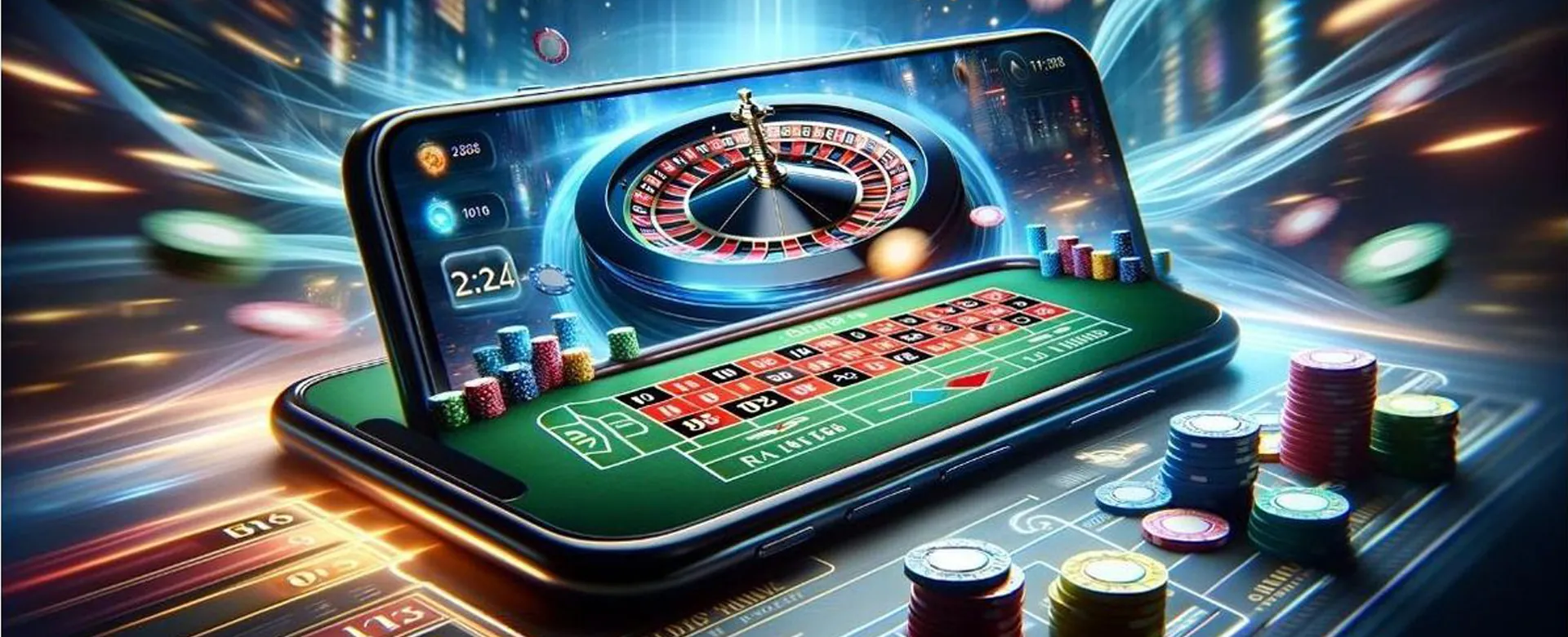 Vibrant casino floor with slot machines and gaming tables, highlighting the excitement of PH Spin Casino.